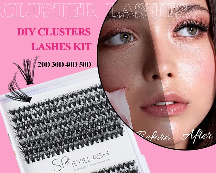 10D-100D Cluster Lashes Tips Grafting, Mari Belajar Bersama!