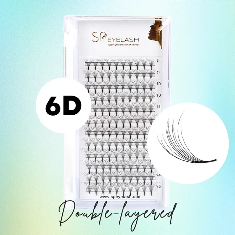 Kipas Promade Lapisan Double Layer Camellia 8D